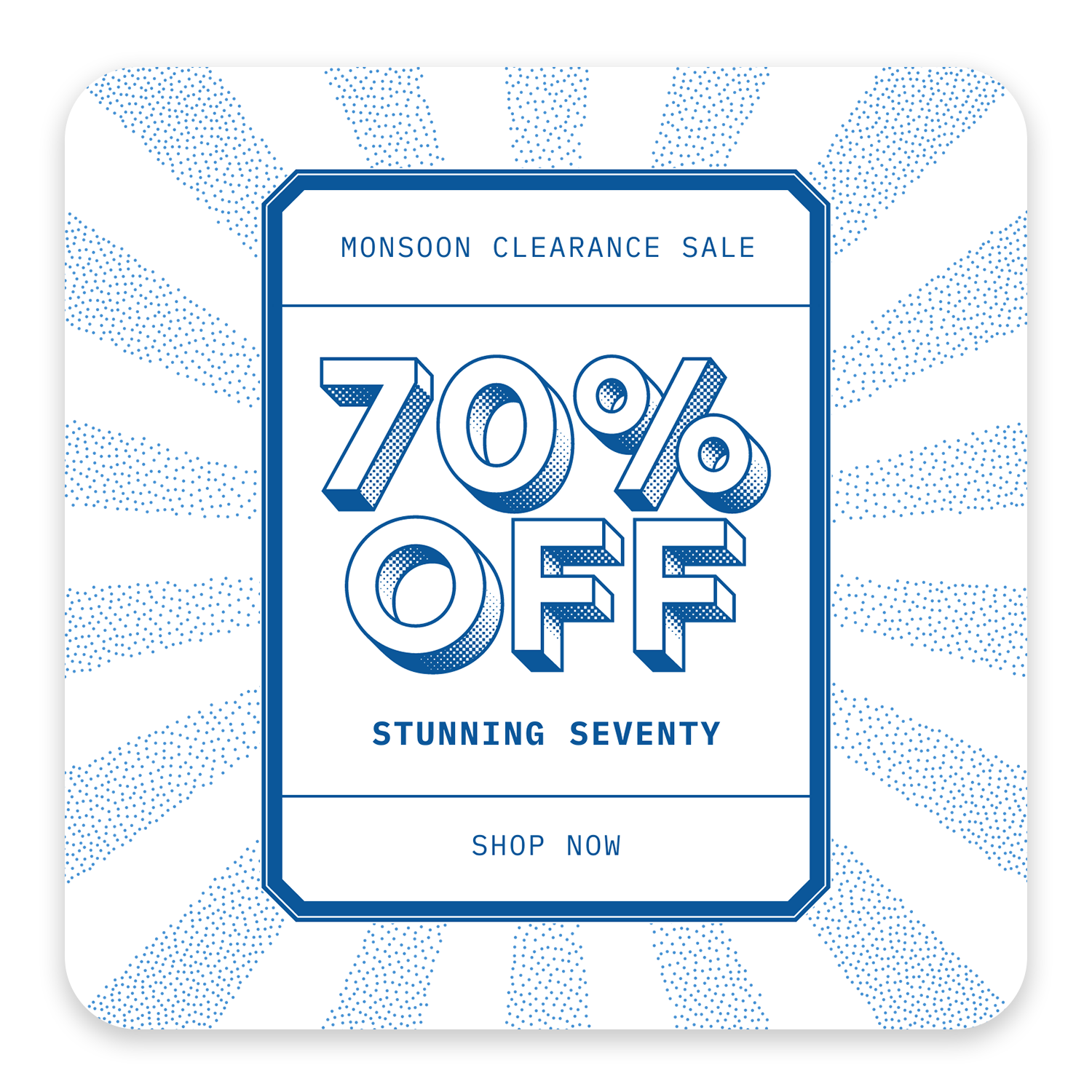 70% OFF - Clearance Sale
