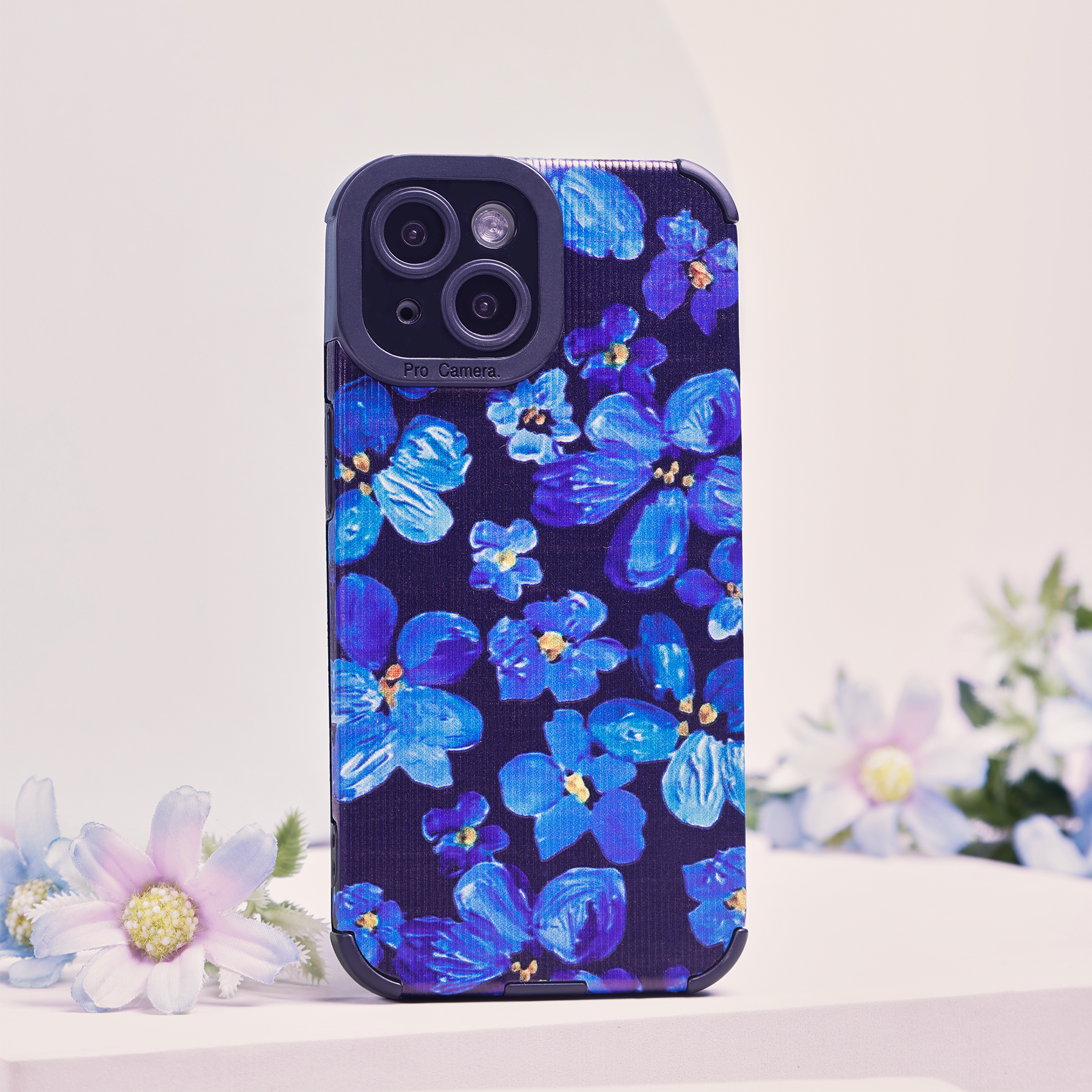 Blue Camellia iPhone Case