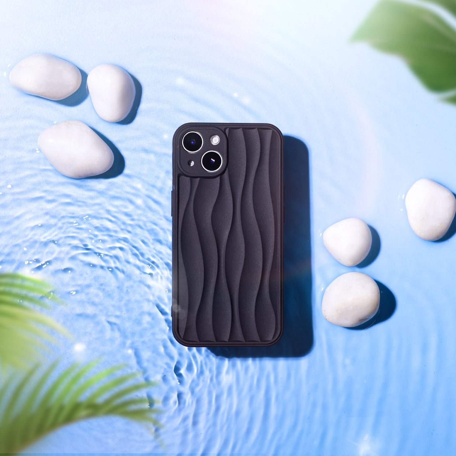 Matte Water Wave iPhone Case