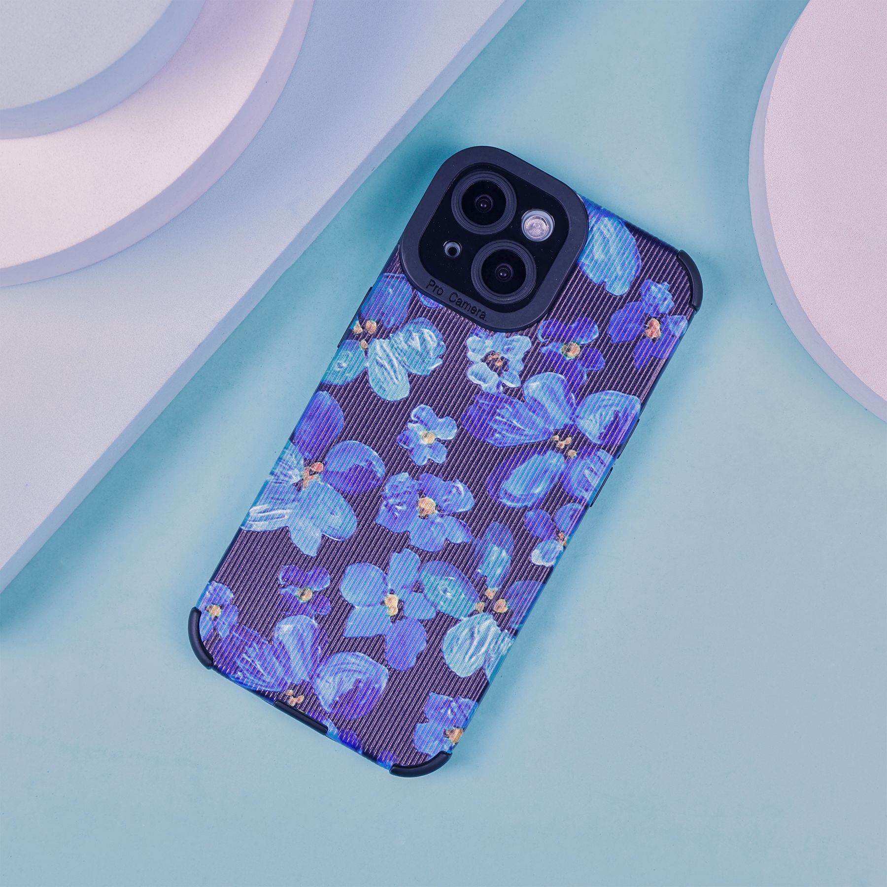 Blue Camellia iPhone Case