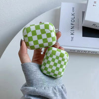 Checkered Wired Sling Hook AirPods Case