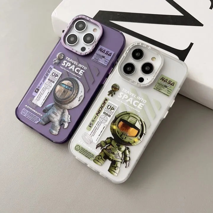 Astronaut Pattern iPhone Case