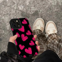 Heart Stamps iPhone Case