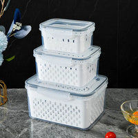Transparent Food Storage Box - Set of 3