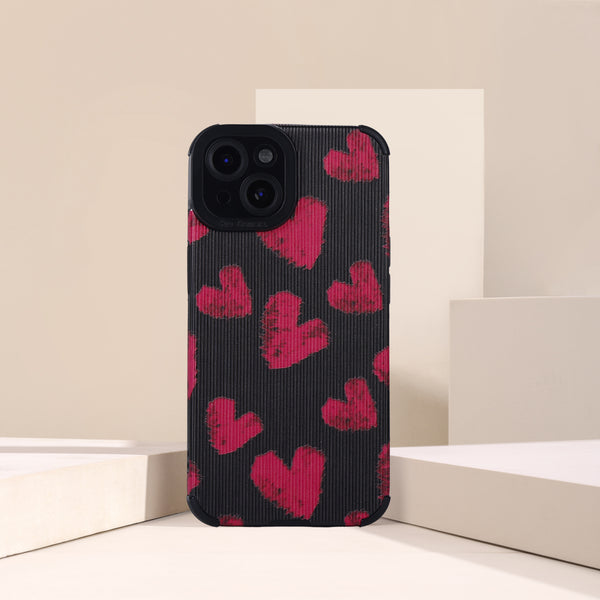 Heart Stamps iPhone Case