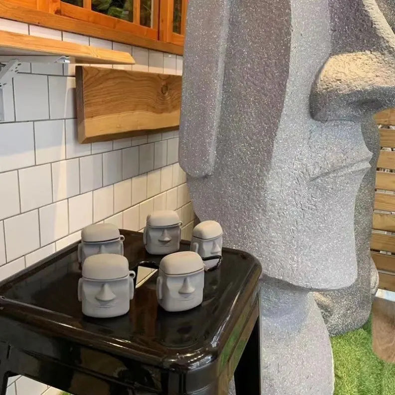 Moai Statue AirPods Case