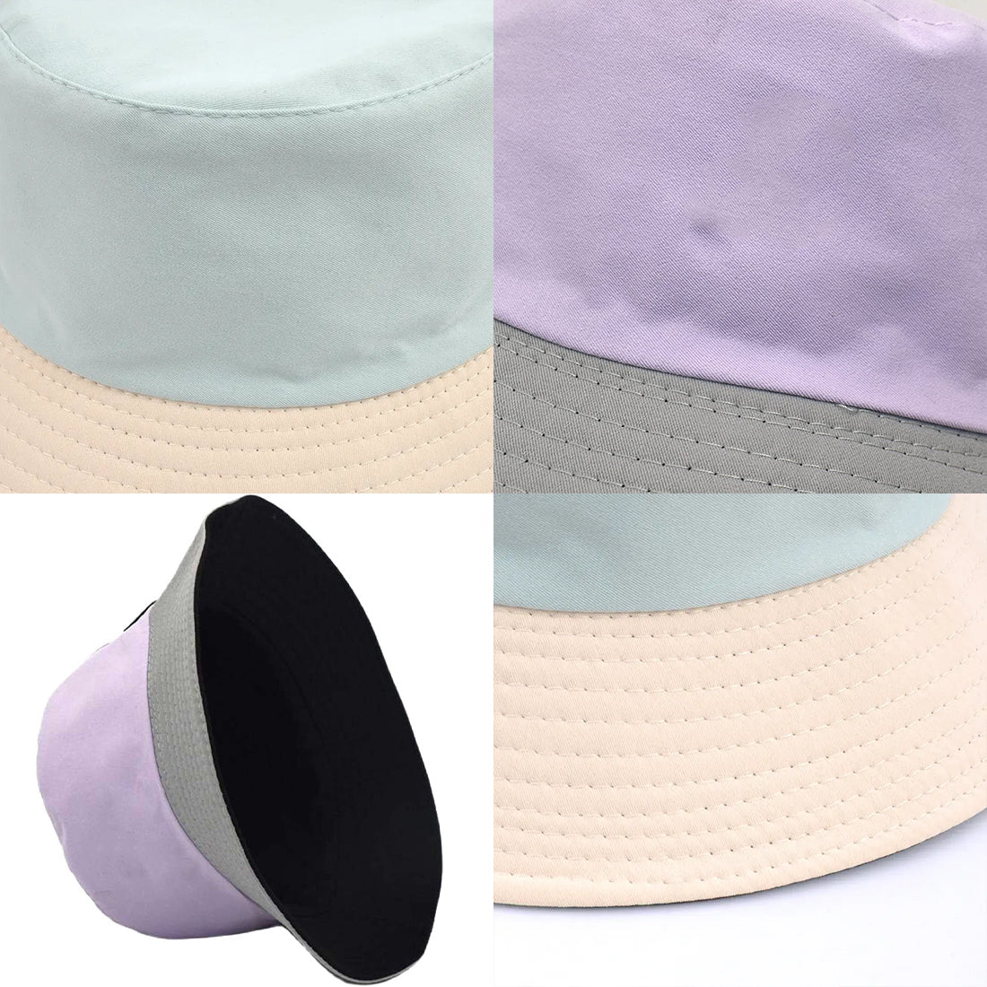 Pastel Duotone Bucket Hat