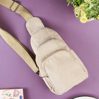 Corduroy Shoulder Bag