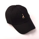 Leather Adjuster Giraffe Embroidered Relaxed Fit Cap