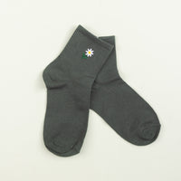 Premium Floret Embroidery Socks