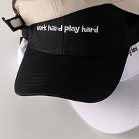 Work Hard Play Hard Cap