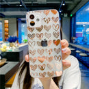 Premium Bronzed Heart iPhone Case