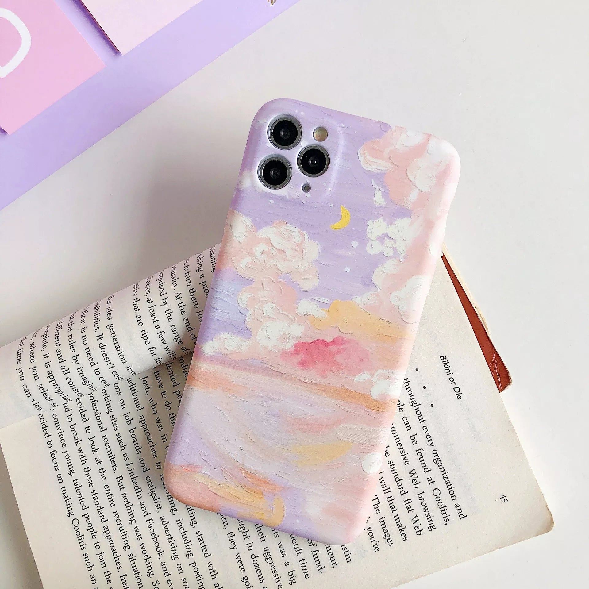 Peach & Purple Sunset iPhone Case