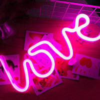 Love neon light stand