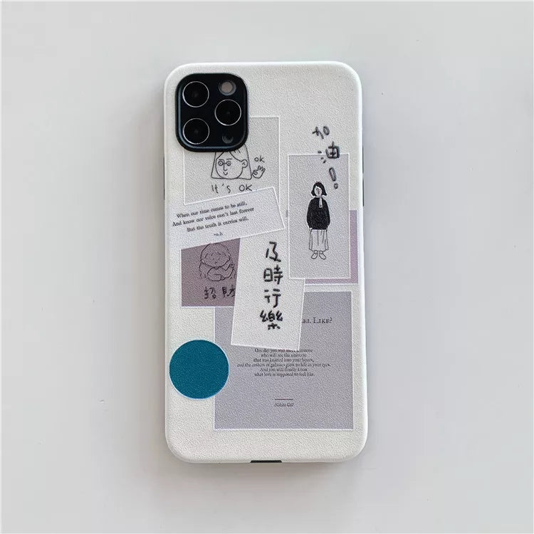 Aesthetic Korean iPhone Case
