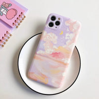Peach & Purple Sunset iPhone Case