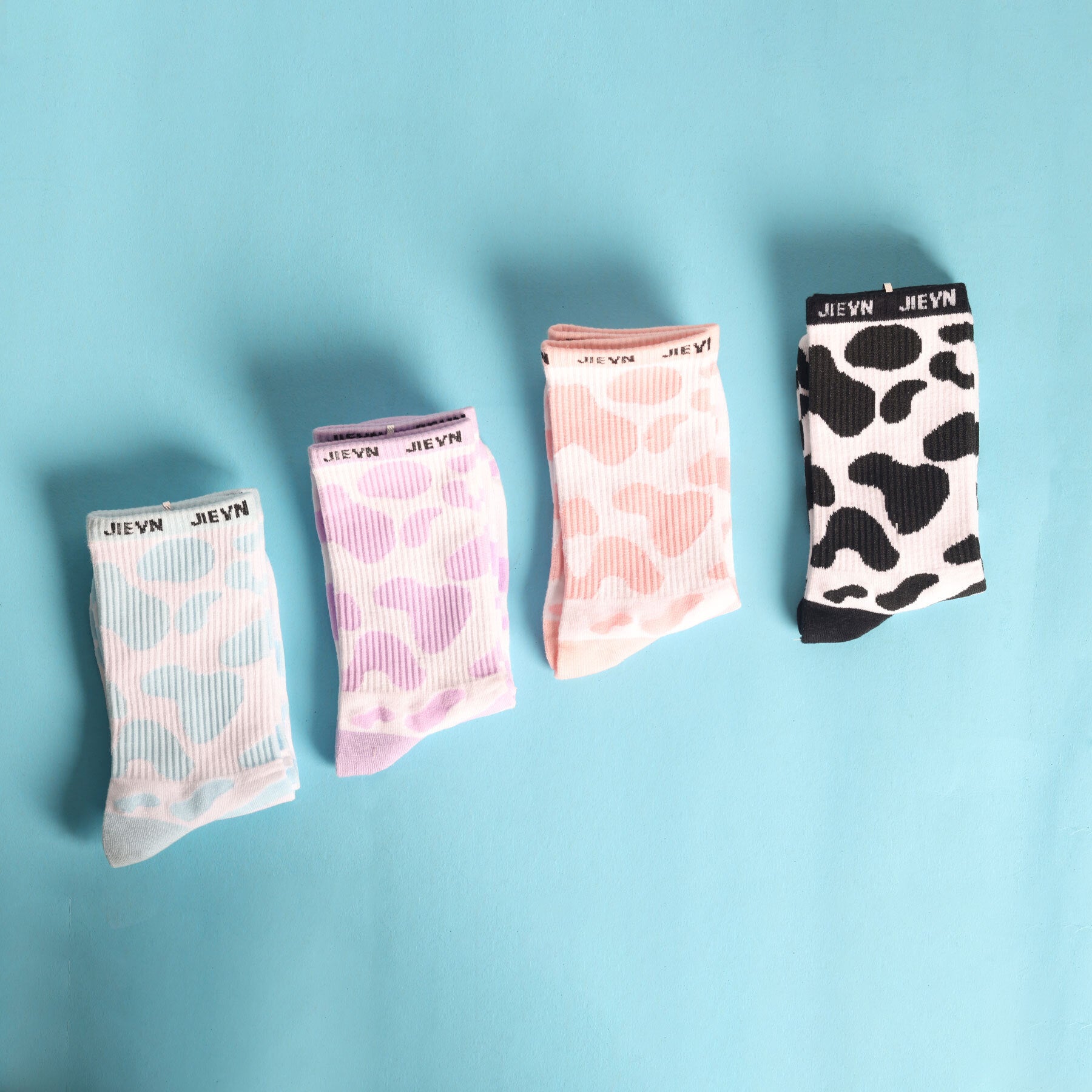 Y2K Cow Print Socks