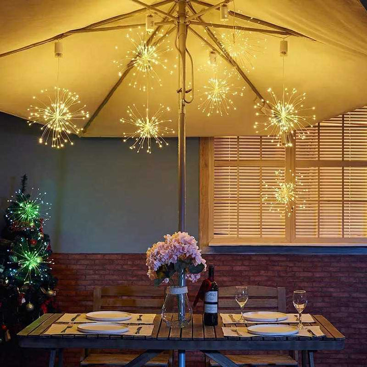 Firework Copper Wire Fairy LED String Light decoration