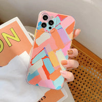 Pastel Colour Blocks iPhone Case