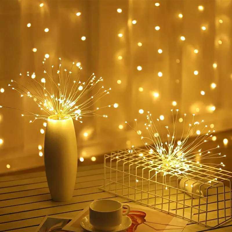 Firework Copper Wire Fairy LED String Light