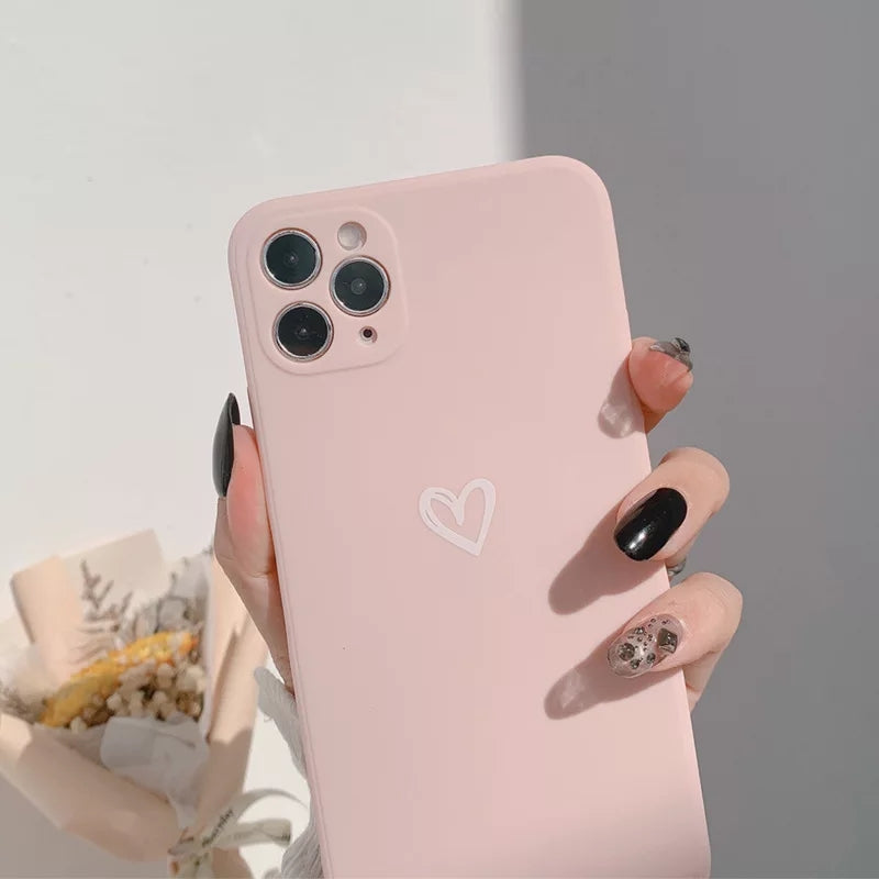 Heart Pastel Camera Bumper Phone Case