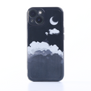 Black Night Moon iPhone Case