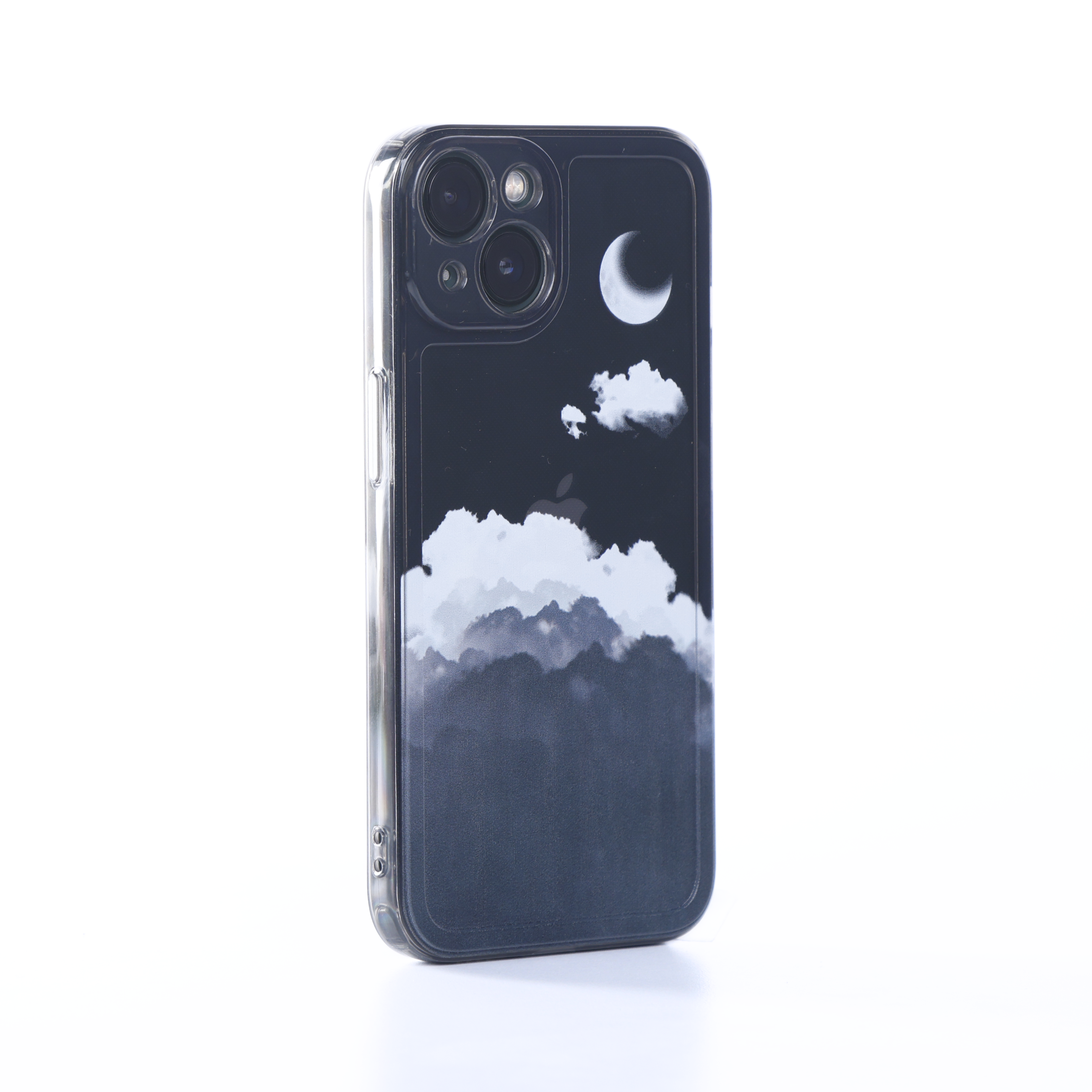 Black Night Moon iPhone Case