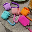 Silicon Wired Sling Hook AirPod case