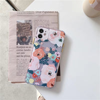 Tropical Flower Print iPhone Case