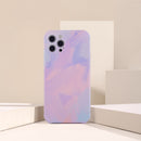 Abstract Lilac Brush Strokes iPhone Case