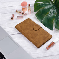 Washed Texture Vegan Leather Wallet