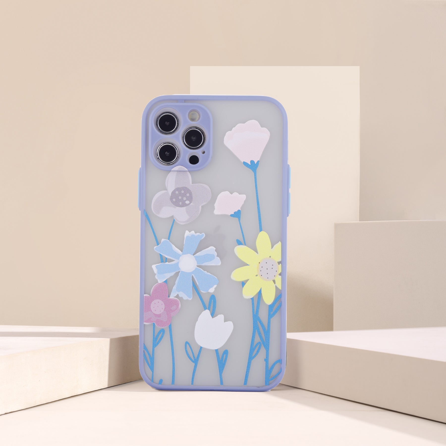 Big Flowers Matte Finish iPhone Case