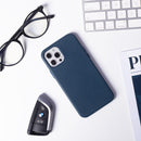 Blue Leather iPhone case