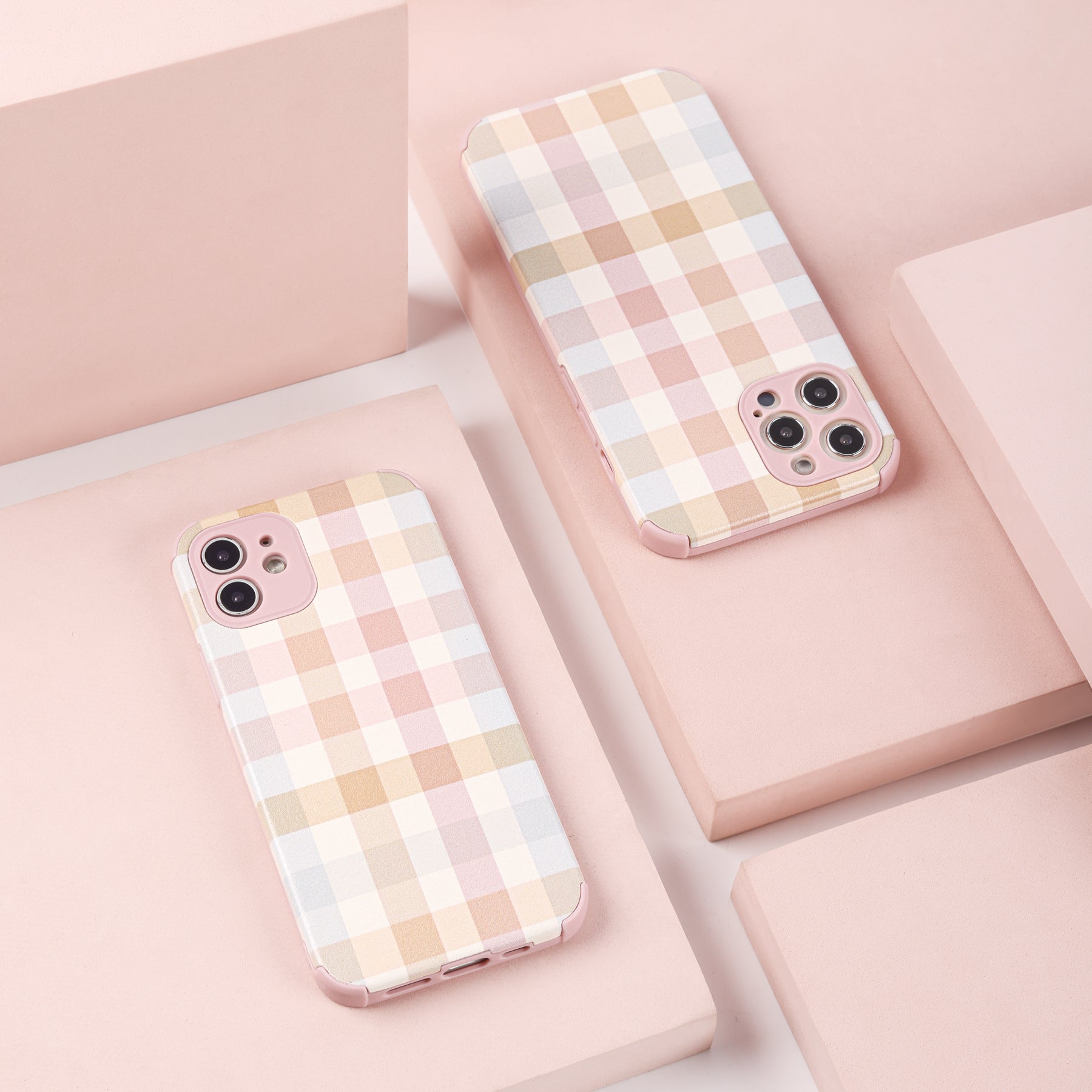 Classic Checkered Pastel iPhone Case