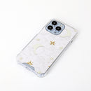 Cloudy Moon Reflective iPhone Case
