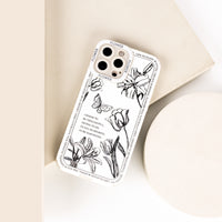 Flower Leather Texture iPhone Case