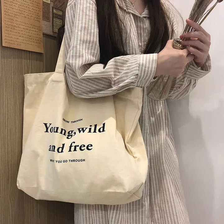 Young, Wild And Free Tote Bag – HK BASICS