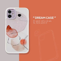 Pretty Art Line iPhone case