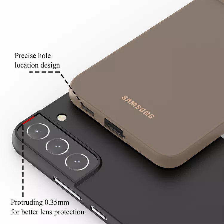 Silicon Solid Samsung S22 Series Phone Case