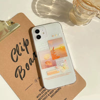 Coral Sunset iPhone Case