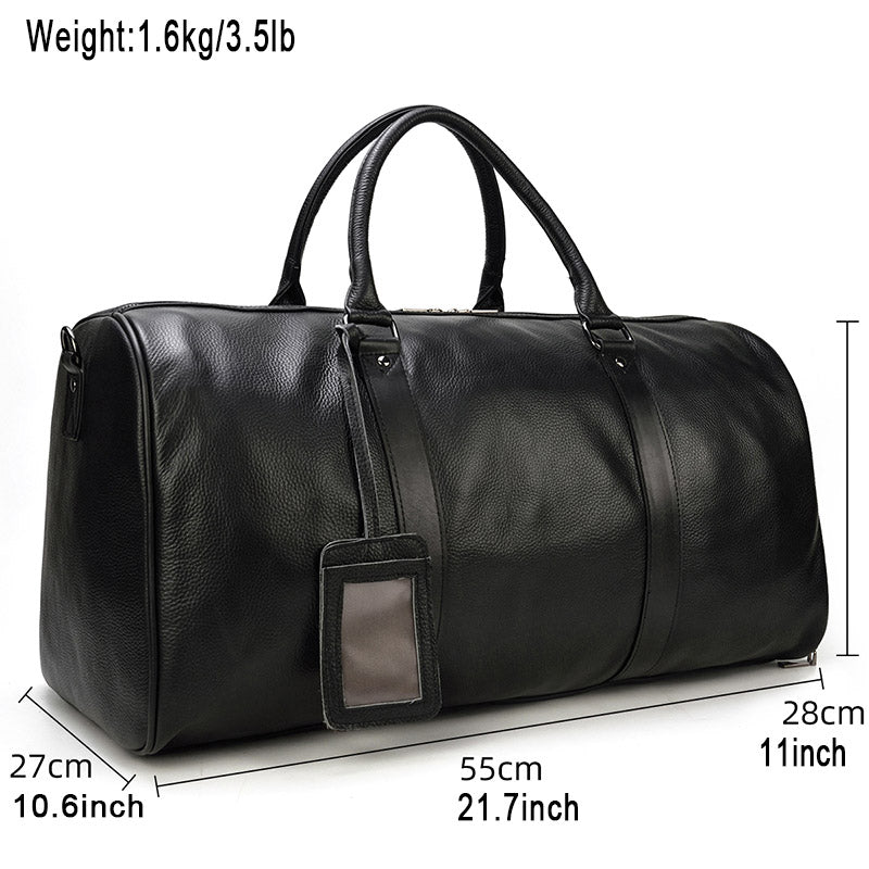 Premium Leather Duffle Bag