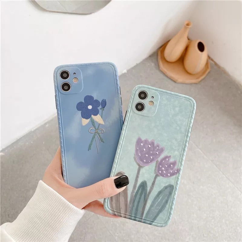 Tulip & Daisy iPhone Case