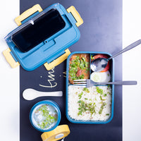 Premium Lunch Box With Travel Cup & Insulated Bag | Eco-friendly