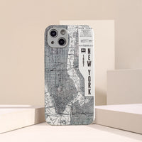NY 1907 Layout iPhone Case