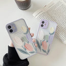Tulip Flower Pastel Camera Protection iPhone Case