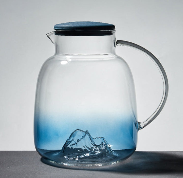 "premium water pot Glass Water pot Classy glass water pot beautiful water pot glass water jug with lid glass water jug set"
