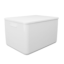 Plastic Storage Container, Large, with Lid | HK Basics