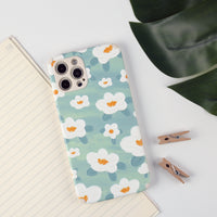 Pastel Green Floral iPhone Case