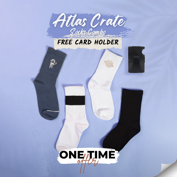 Atlas Crate | Socks Combo | Free Card Holder | @999