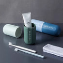 Blue and Green Toothbrush Holder